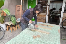 女性に人気！DIY基本体験「丸ノコ編」